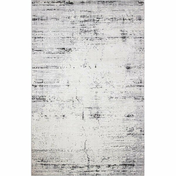 Bashian 5 ft. x 7 ft. 6 in. Capri Collection Contemporary Polyester Power Loom Area Rug Beige & Grey C188-BEGY-5X7.6-CP108